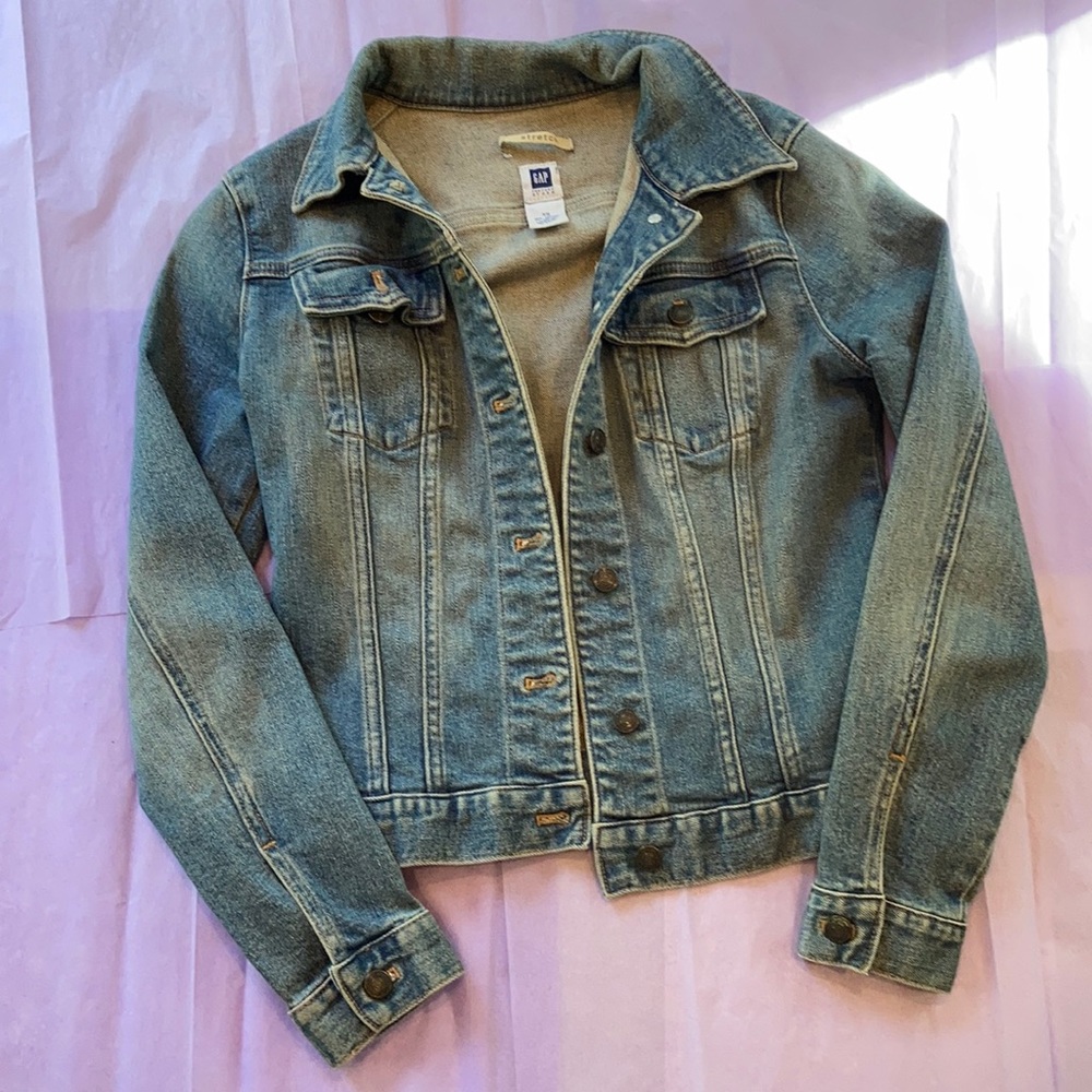 Womens GAP Stretch Jean Jacket XS